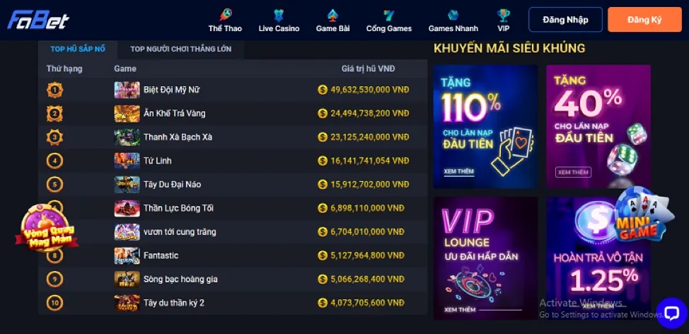 Banner kêu gọi hành động 39go99